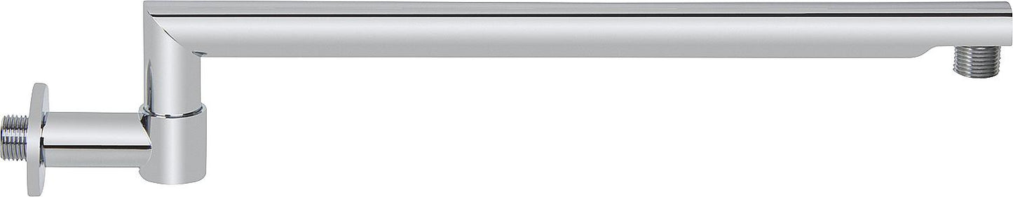 Tuyau de raccordement mural Rondo, L=425 mm, laiton chromé, angle de rotation de 180°