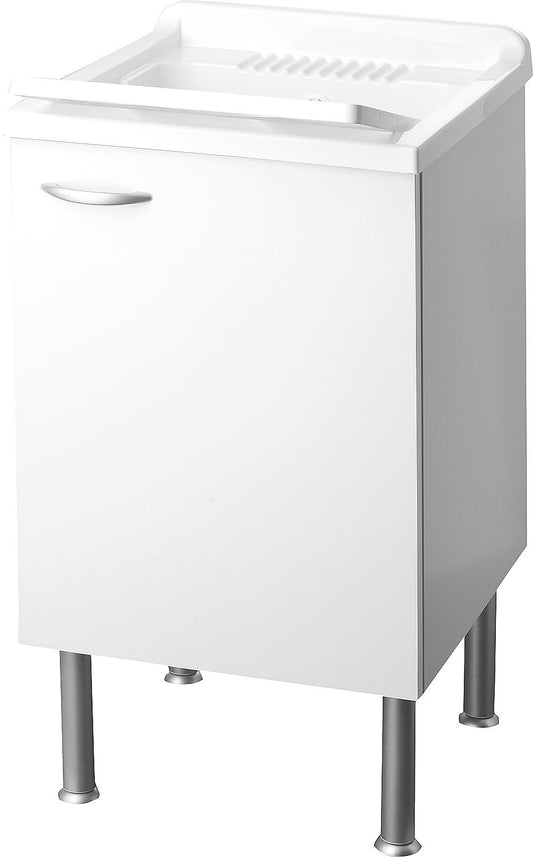 Waschtrog mit Unterschrank mit 1 Türe BxHxT: 460x850x510mm