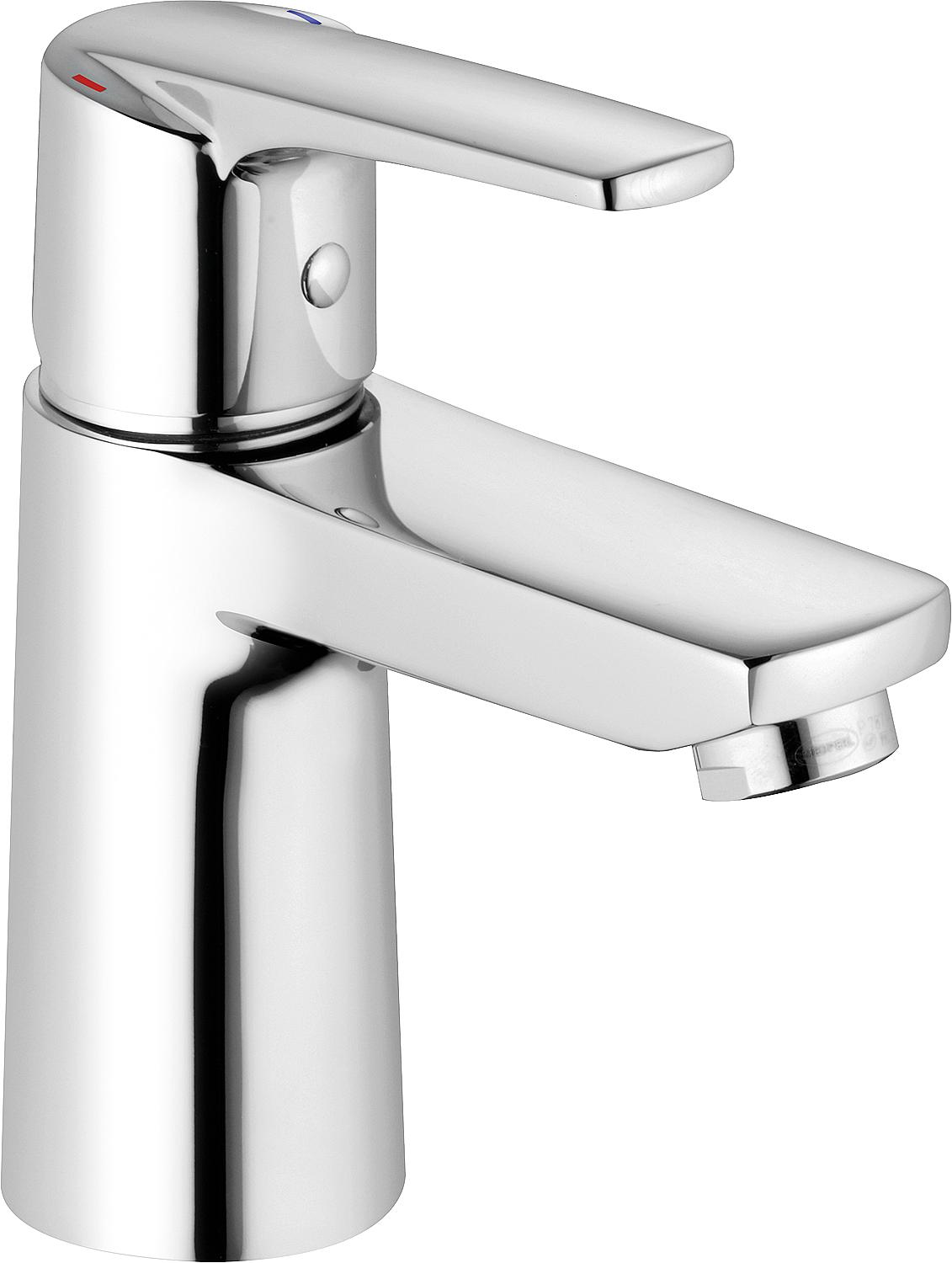 Heinrichschulte Alpha 300 basin mixer, 103 mm projection, chrome