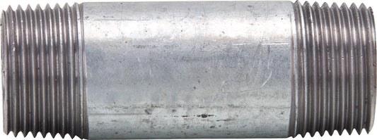 Double pipe nipple, galvanized 3/8", 30 mm male/male thread WG801