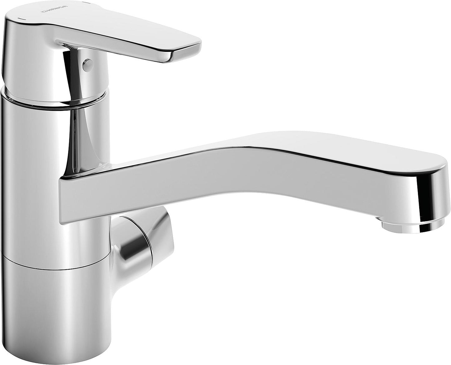 Spültischmischer Hansa Hansapolo mit Geräteanschlussventil Ausladung 216 mm chrom