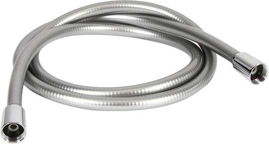 Shower hose silverline DN15-1250 mm silver-high gloss with swivel joint on both sides