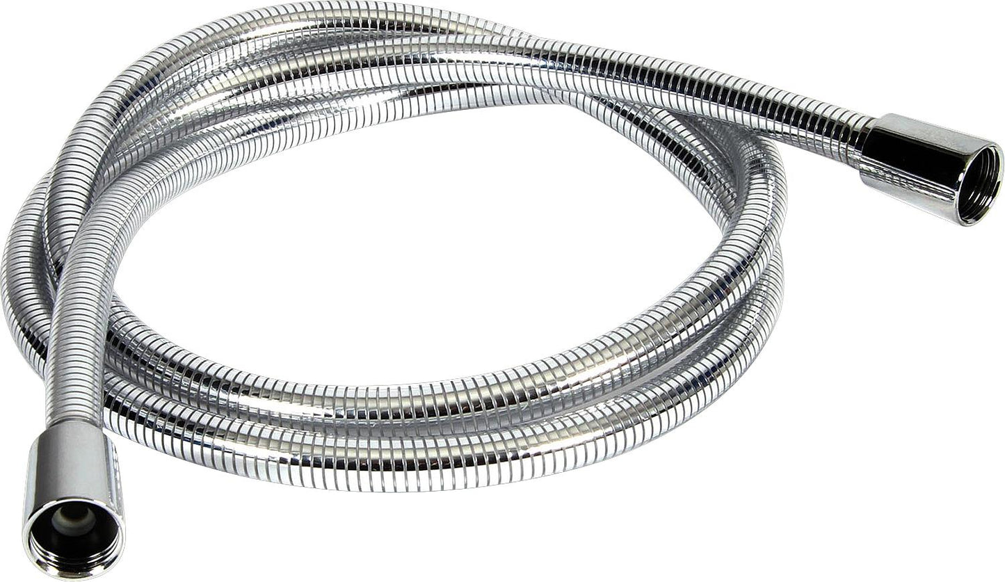 Flexible de douche DN15-600 mm, finition chromée de luxe, lisse, joint pivotant des deux côtés