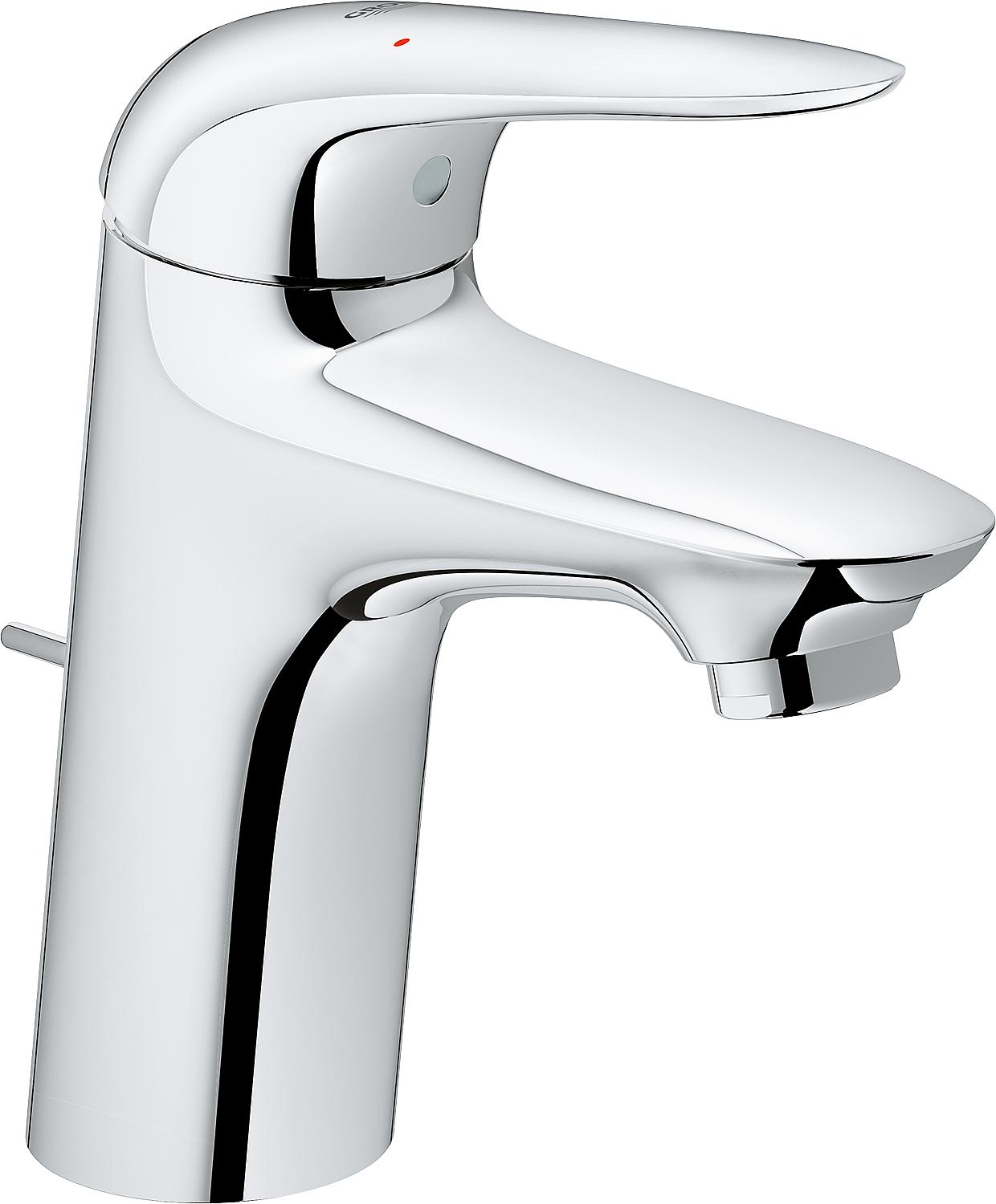 Grohe Eurostyle basin mixer, 110 mm projection, chrome, closed lever