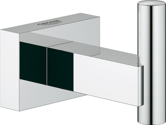 Grohe Essentials Cube chrome towel hook