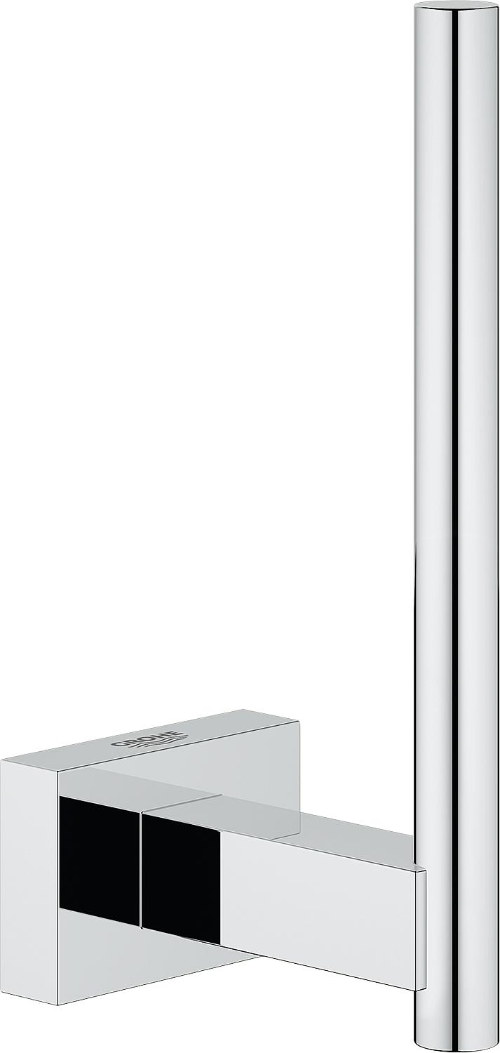 Grohe Essentials Cube chrome spare toilet paper roll holder