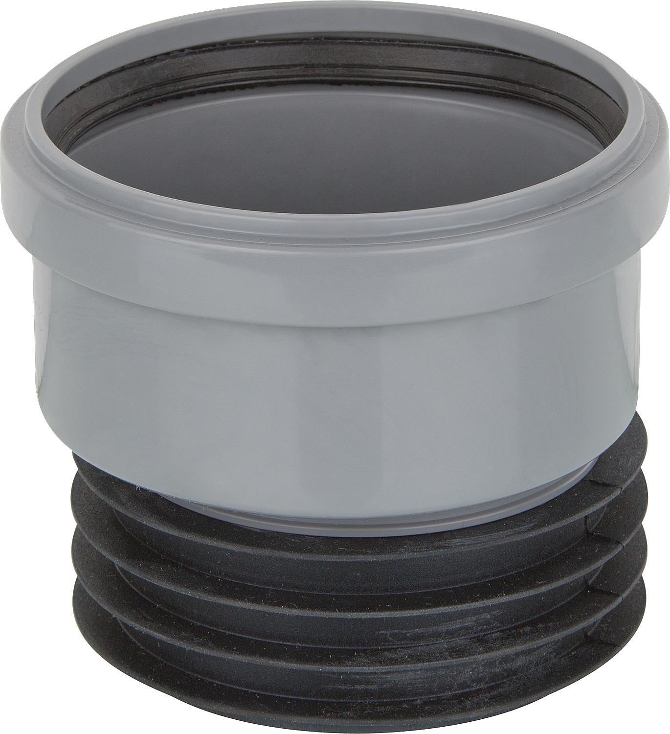 Raccord rapide excentrique, en PP, pour tuyaux de diamètre intérieur à partir de 125 mm, taille DN125x125
