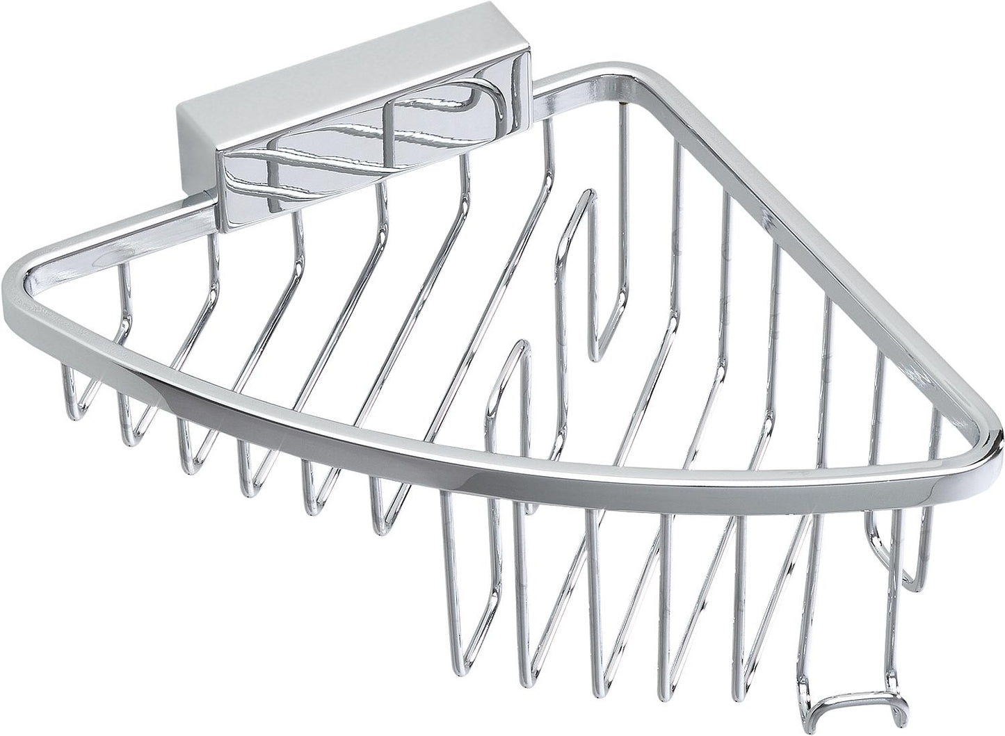 Iris² shower gel basket WxHxD: 164x54/30x184 mm, chrome-plated zinc