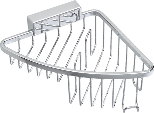 Iris² shower gel basket WxHxD: 164x54/30x184 mm, chrome-plated zinc
