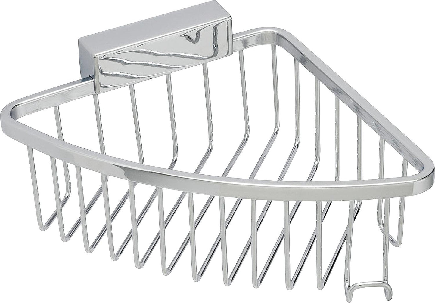 Shampoo basket Iris² WxHxD: 164x54x184 mm Zinc chrome-plated