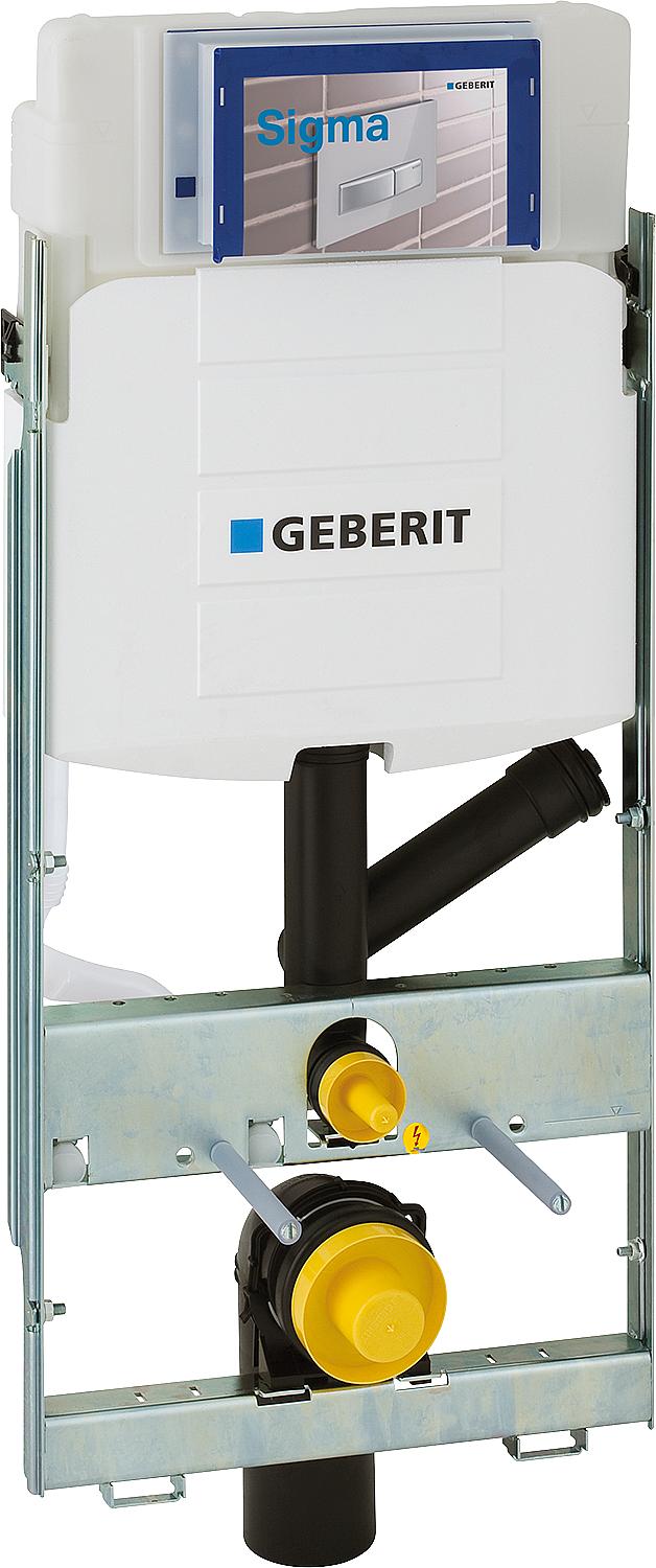 Élément WC GIS Duofresh 114 cm, avec système d'extraction d'odeurs Sigma UP 320.