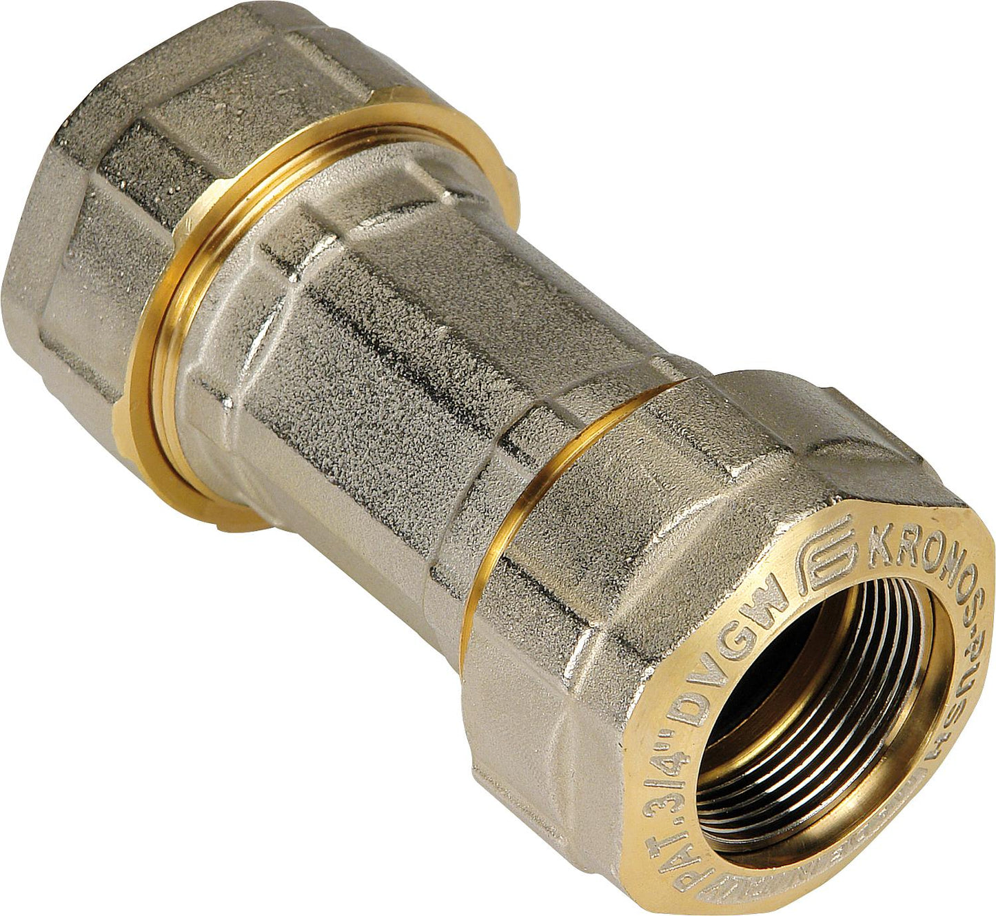 Kronos Push Pipe Connector x Pipe Connector 3/8"