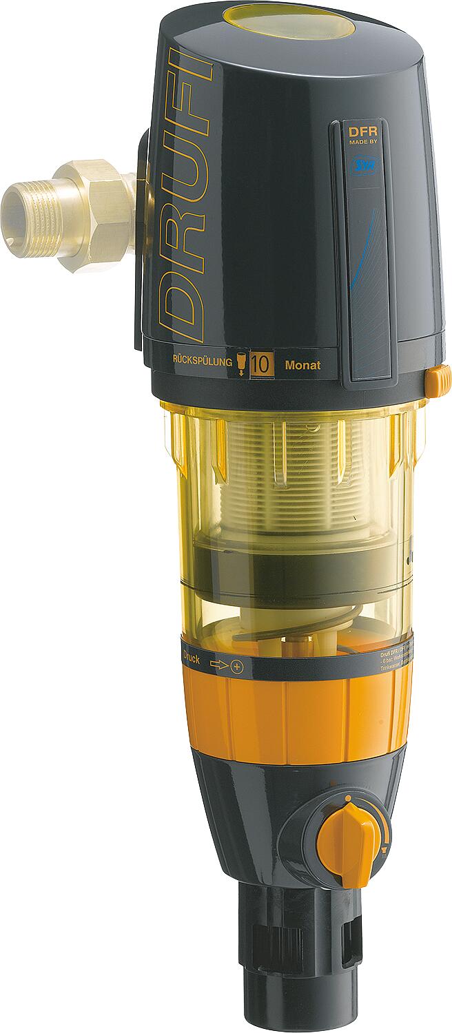 DFR+ backwash filter with pressure reducer
