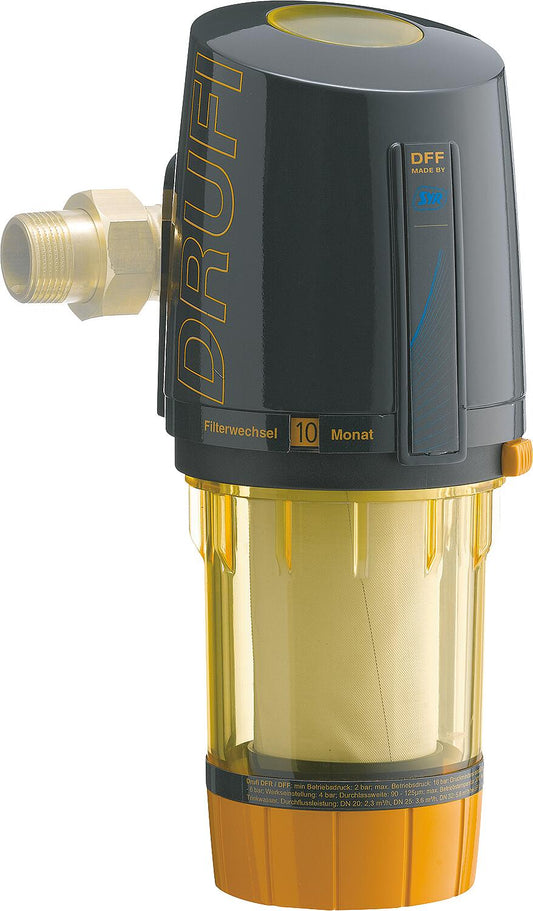 DFF+ water filter with pressure reducer