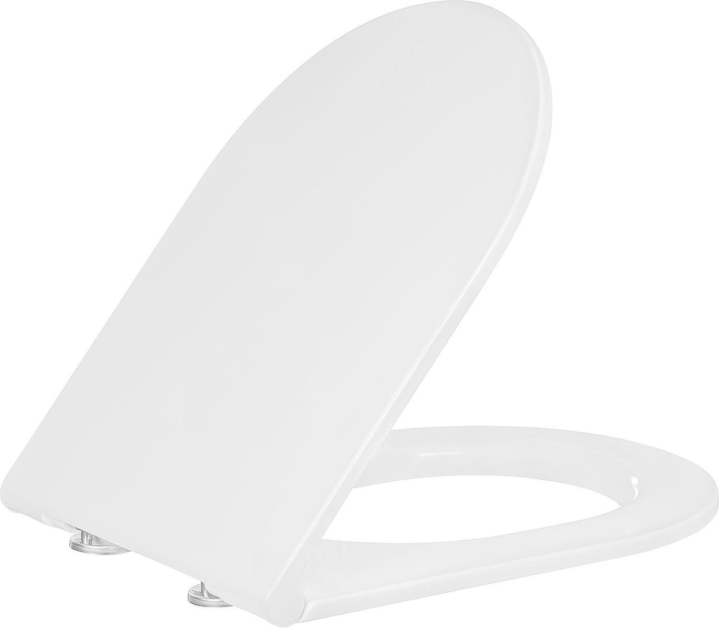 Elanda toilet seat with soft-close mechanism, made of duroplast, Blue Royal matt