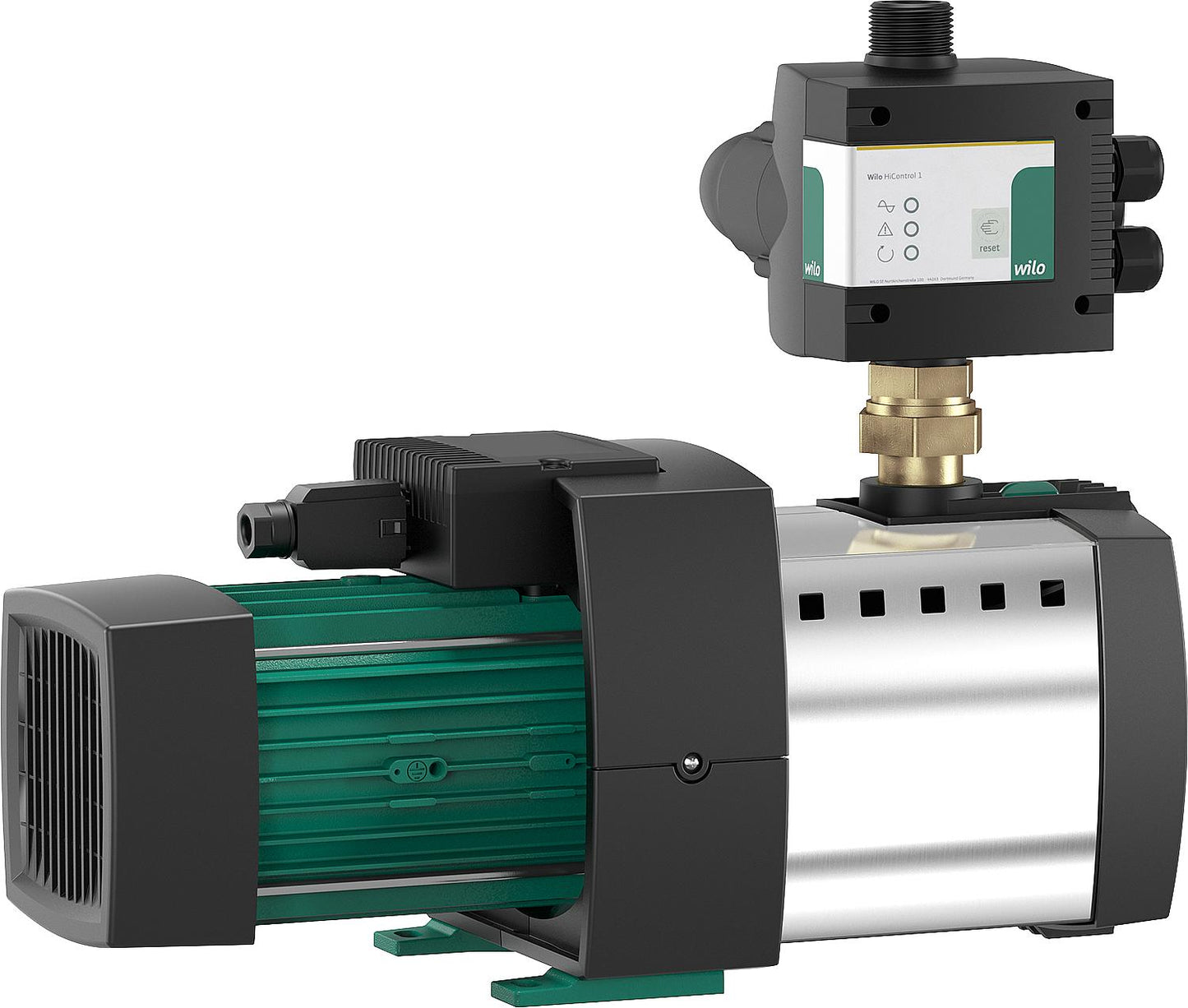 Pompe centrifuge multicellulaire, système d'alimentation en eau domestique HiMulti 3C, avec pressostat électronique et protection contre la marche à sec