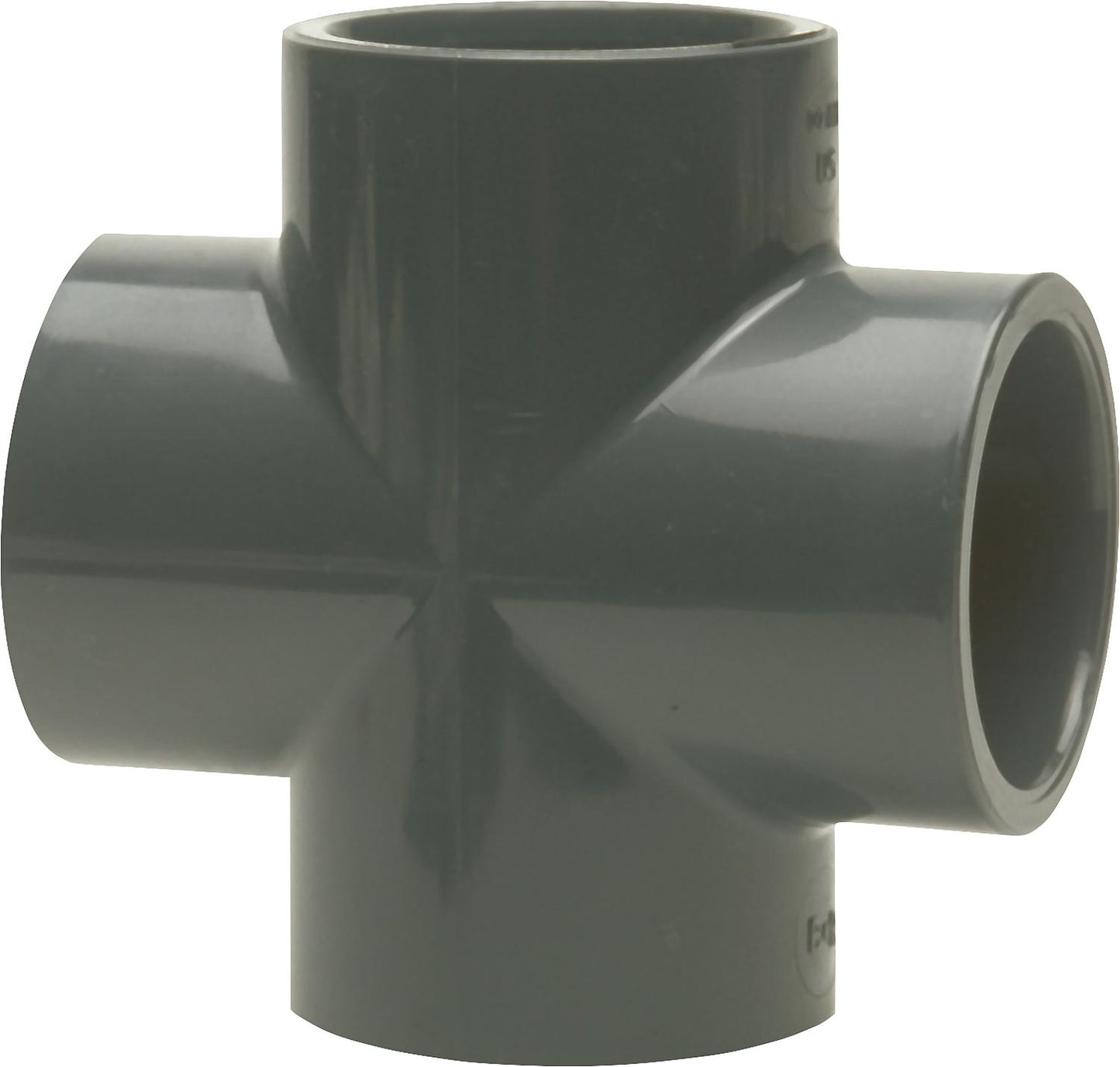 PVC-U - Adhesive socket cross piece, 63 mm, adhesive socket on all sides