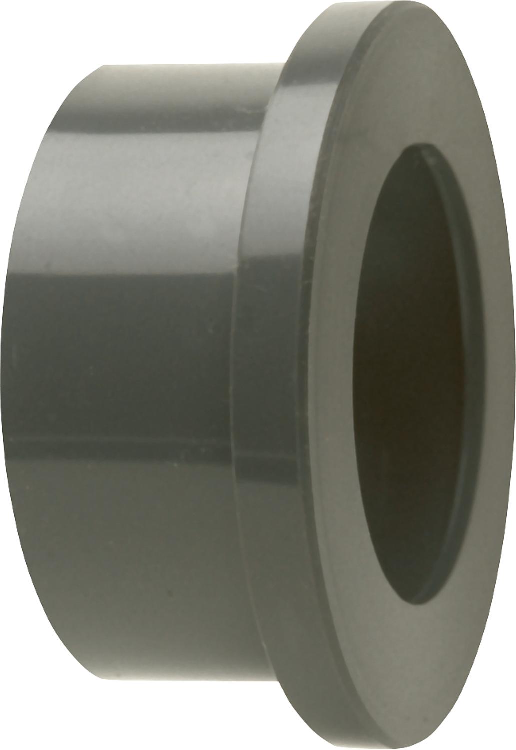 PVC-U - adhesive fitting flange bushing, 110 mm, for flat sealing ring