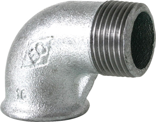 Tempergussfitting verzinkt Nr.92 Winkel  I/A  90°, Ø 3"