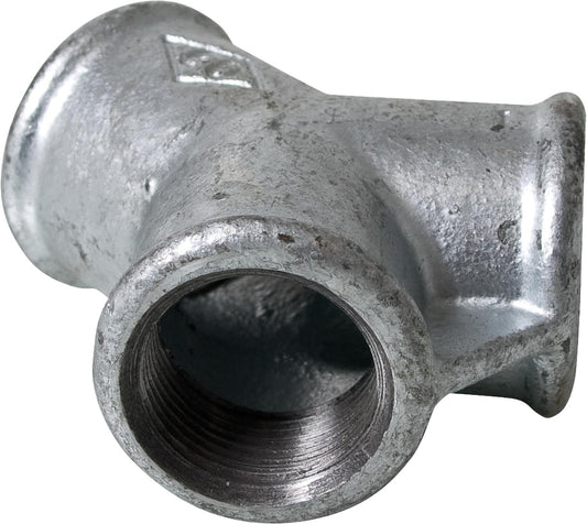 Malleable iron fitting, galvanized, No. 220 Y distributor, Ø 1/2"