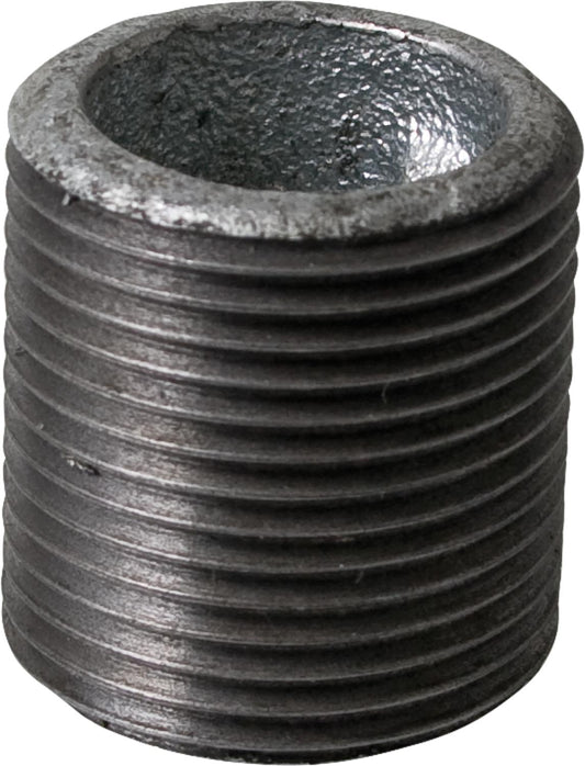 Malleable iron fitting, galvanized, No. 531, simple nipple, Ø 3/8"