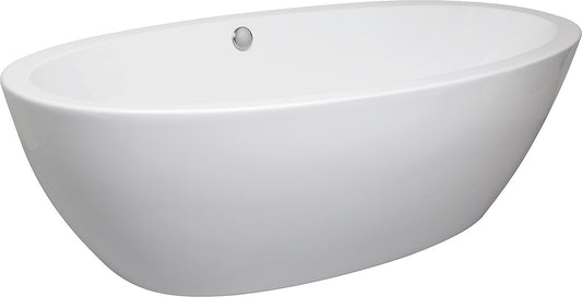 Eimo bathtub (W x H x D): 1900 x 600 x 940 mm, freestanding, capacity: 275 l, white acrylic