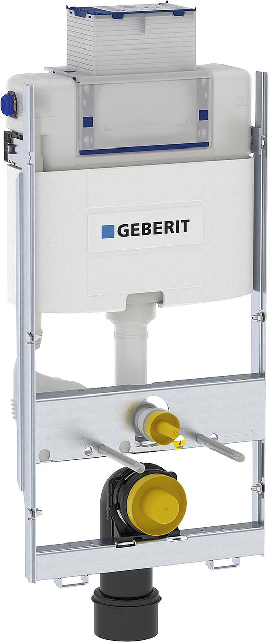 Gis Wand WC Geberit 100cm mit Spülkasten Omega, Bet.von oben/vorne