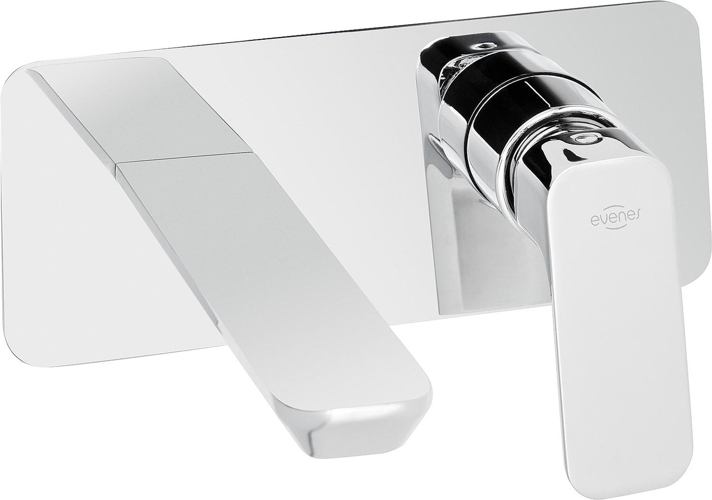 Evando wall-mounted basin mixer, 175 mm projection, with wall-mounted body, chrome