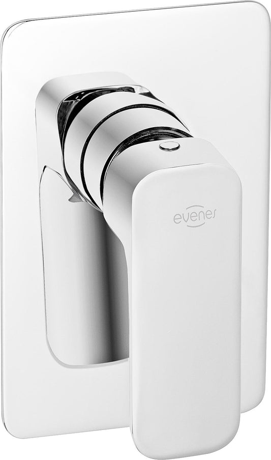 UP-Brausemischer Evando Rosette 100x155 mm chrom