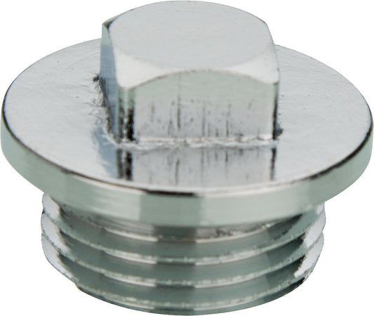 Chrome-plated square blanking plug 3/8"
