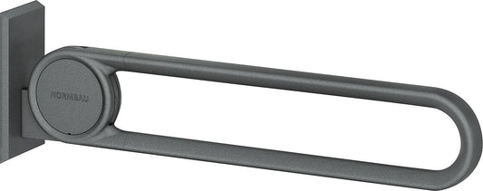 Normbau Cavere Vario folding support rail, 600mm anthracite metallic