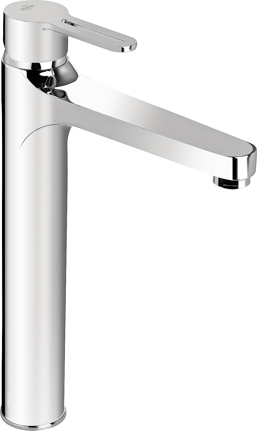 Mitigeur de lavabo Enzan, saillie de 182 mm, avec bonde clic, chromé