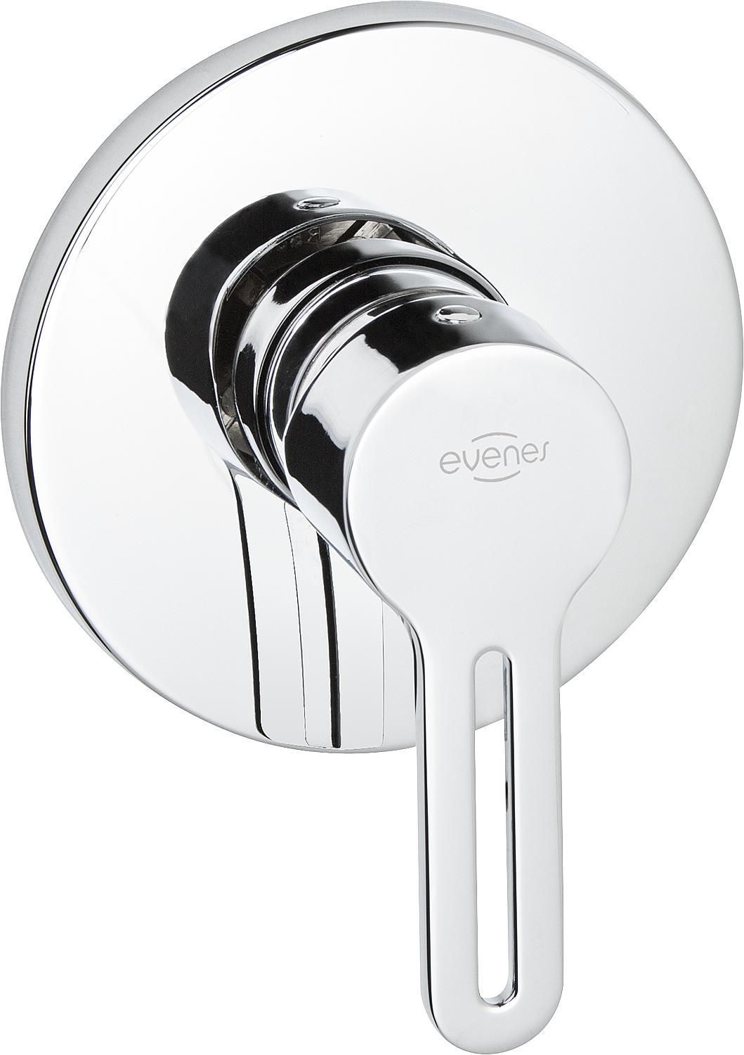 Enzan concealed shower mixer rosette Ø 116 mm chrome