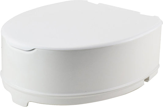 Abattant de toilettes Elga avec couvercle, en PP, blanc, hauteur 140 mm