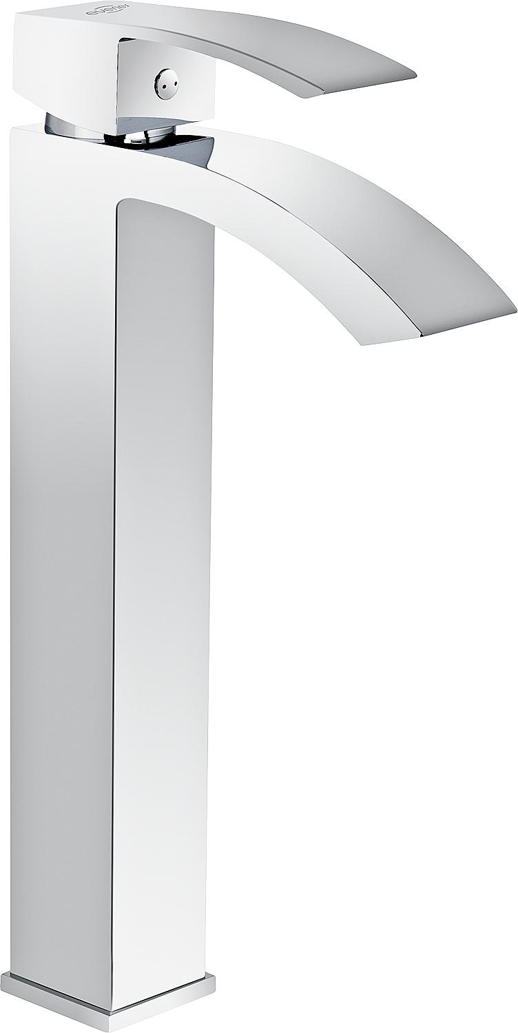 Enver basin mixer, 128 mm projection, without waste fitting, chrome