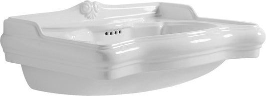Lavabo JUBILÄUM L x H x P : 610 x 270 x 510 mm, céramique blanche
