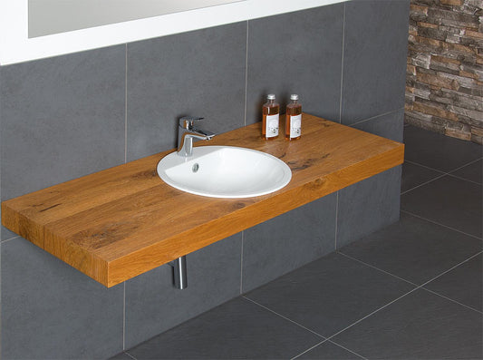 Alape EB.S450H built-in basin Ø 450 mm, white