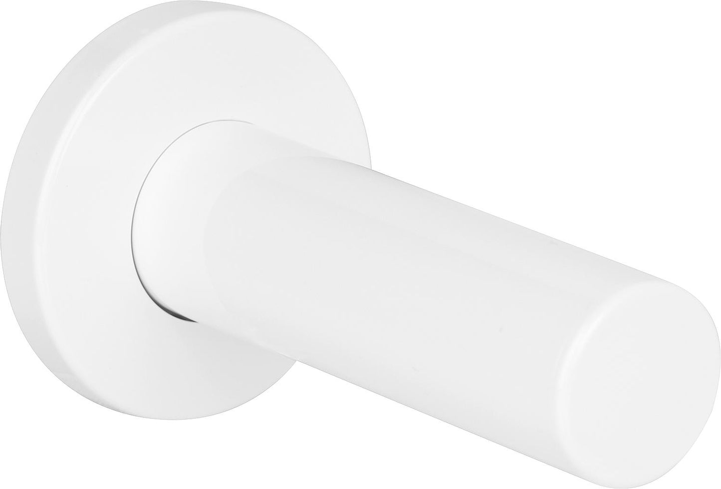 Spare paper roll holder made of nylon, color: white, 19 pieces without mounting hardware