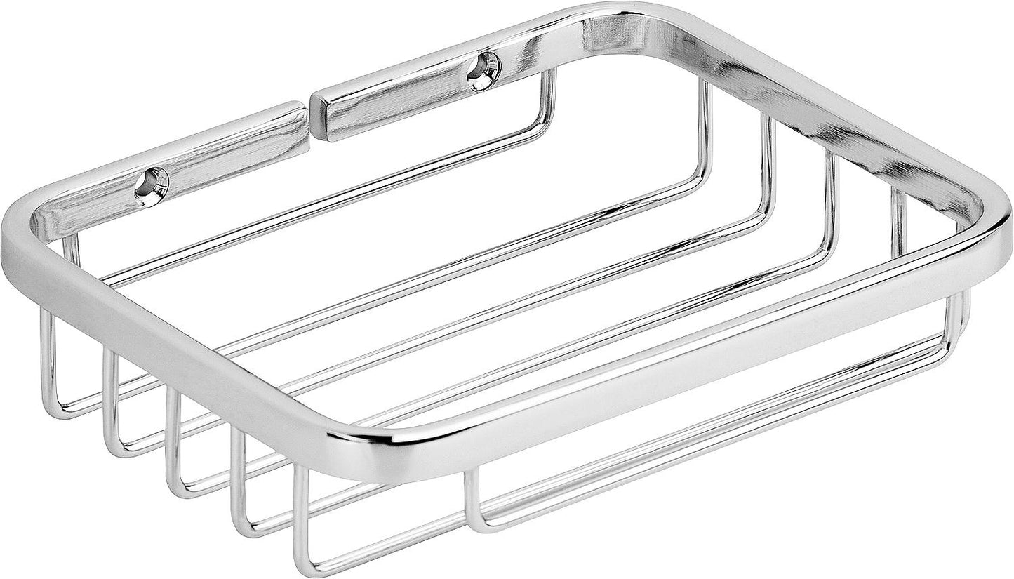 Eblino soap basket 130x28x100 mm, chrome-plated metal