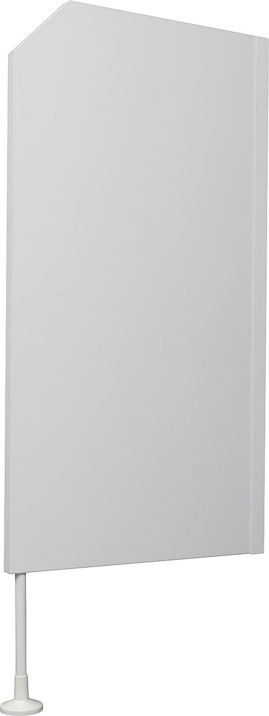 Cloison d'urinoir « Standard » L x H x P : 500 x 1100 x 28 mm blanche