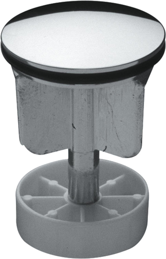 Eccentric plug 1 1/4" chrome-plated brass with O-ring