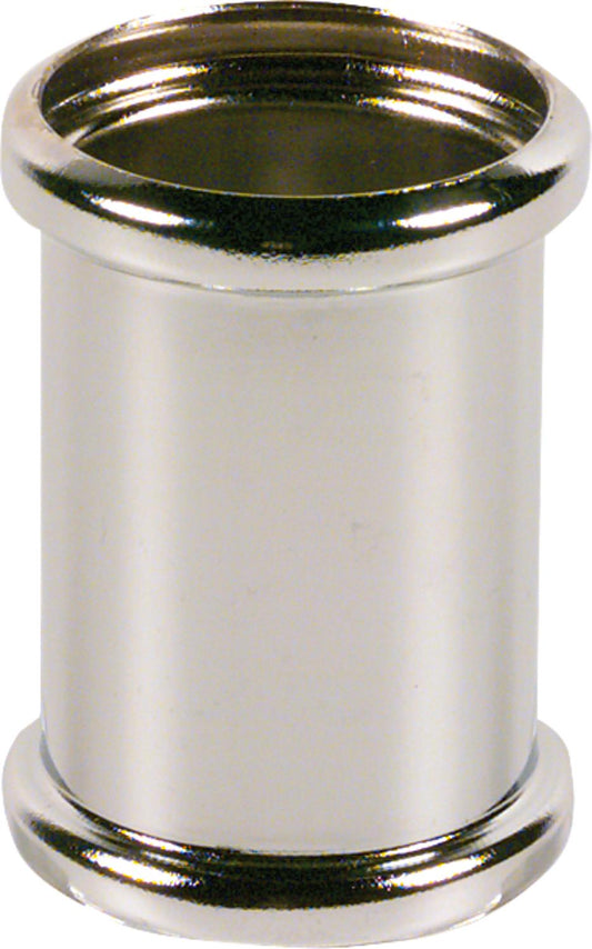 Douille double, laiton chromé, 32 x 32 mm, avec 2 joints toriques