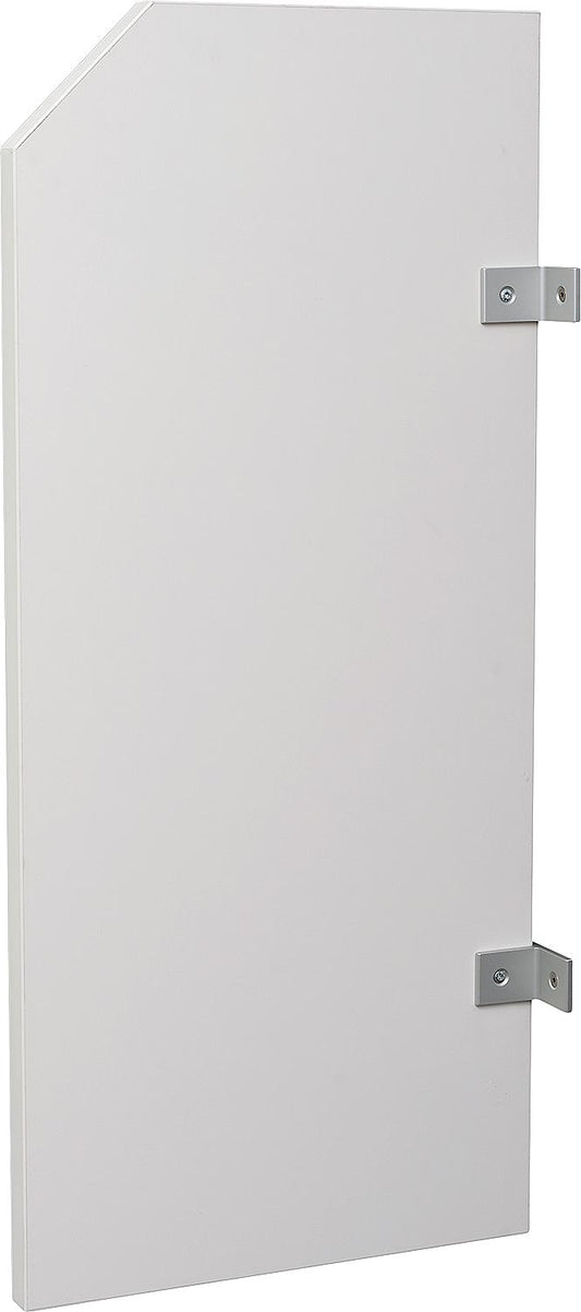 Cloison d'urinoir standard (L x H x P) : 400 x 900 x 28 mm, blanche