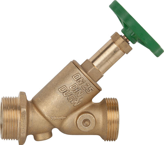 Schrägsitzventile mit AG ohne Entleerung