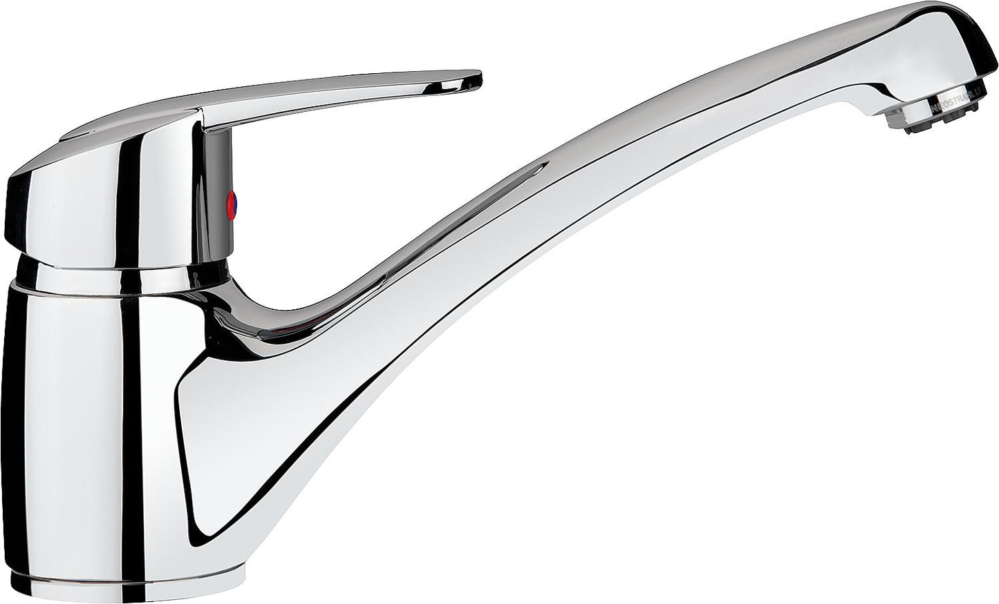 Heinrichschulte Nizza ND kitchen mixer tap with swivel spout, 205 mm projection, chrome