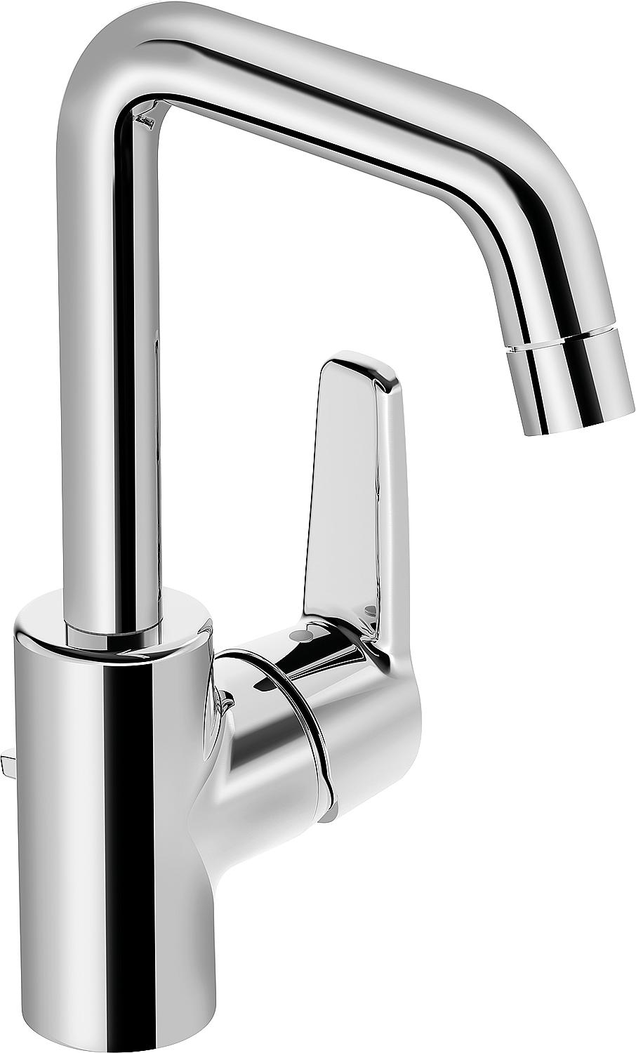 Hansa Hansapolo basin mixer, 152 mm projection, chrome, swivel spout