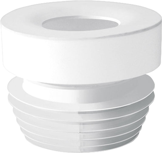 Raccordement WC droit Ø 100-110 mm, couleur : blanc