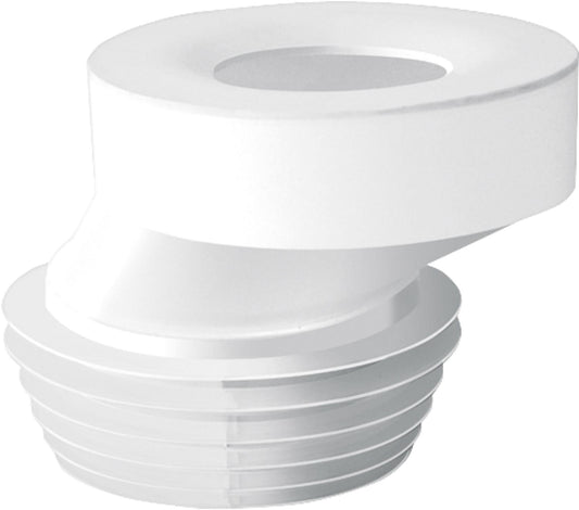 Raccord de toilette excentrique 40 mm Ø 90-110, couleur : blanc
