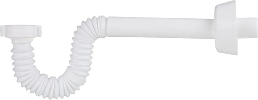 Siphon flexible 230 mm 1 1/4" x 32 mm PP/ABS Couleur : Blanc