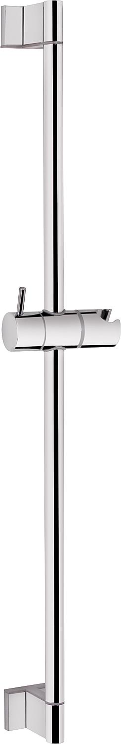 Techno 700 mm chrome-plated shower rail